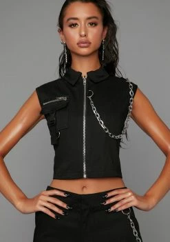 Poster Grl Make It Work Military Top