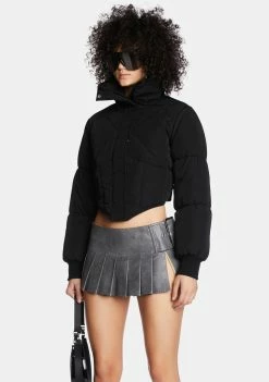 Poster Grl Escape From Reality Crop Puffer Jacket