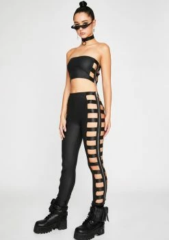 Poster Grl Bottoms Unbothered N' Unapologetic Zip Pants