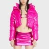 Poster Grl Futuristic Flair Puffer Jacket