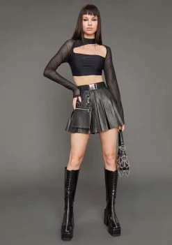 Poster Grl Tops Ride For You Keyhole Crop Top