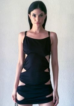 Poster Grl Dresses Werk The Room Lace Up Dress