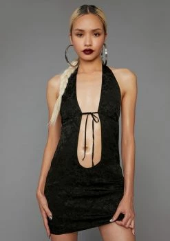 Poster Grl Haute Empire Cutout Mini Dress Dresses