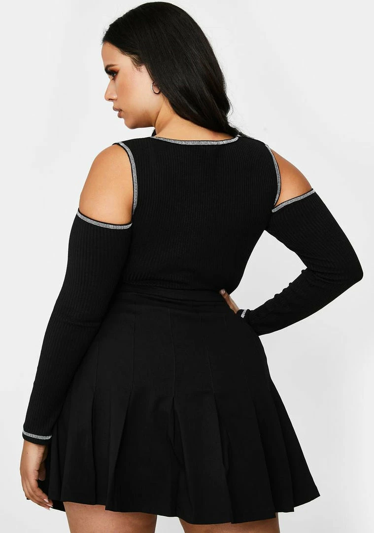 Poster Grl Plus Burn Book Pleated Skirt Bottoms 6 Poster Grl Plus Burn Book Pleated Skirt Bottoms