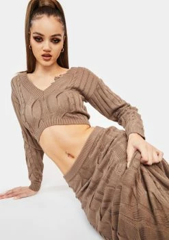 Poster Grl Jumpsuits & Rompers Signed And Delivered Knit Skirt Set