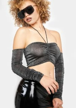 Poster Grl Twilight Chill Shimmer Crop Top