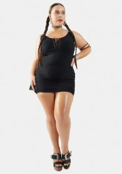 Poster Grl Real Stallion Sass Lace-Up Mini Dress Dresses 8 Poster Grl Real Stallion Sass Lace-Up Mini Dress Dresses