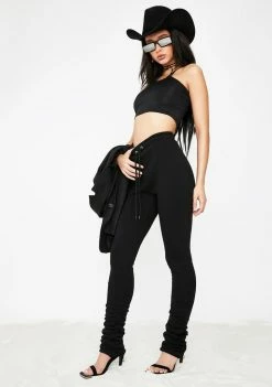 Poster Grl Link In Bio Ruched Joggers Bottoms