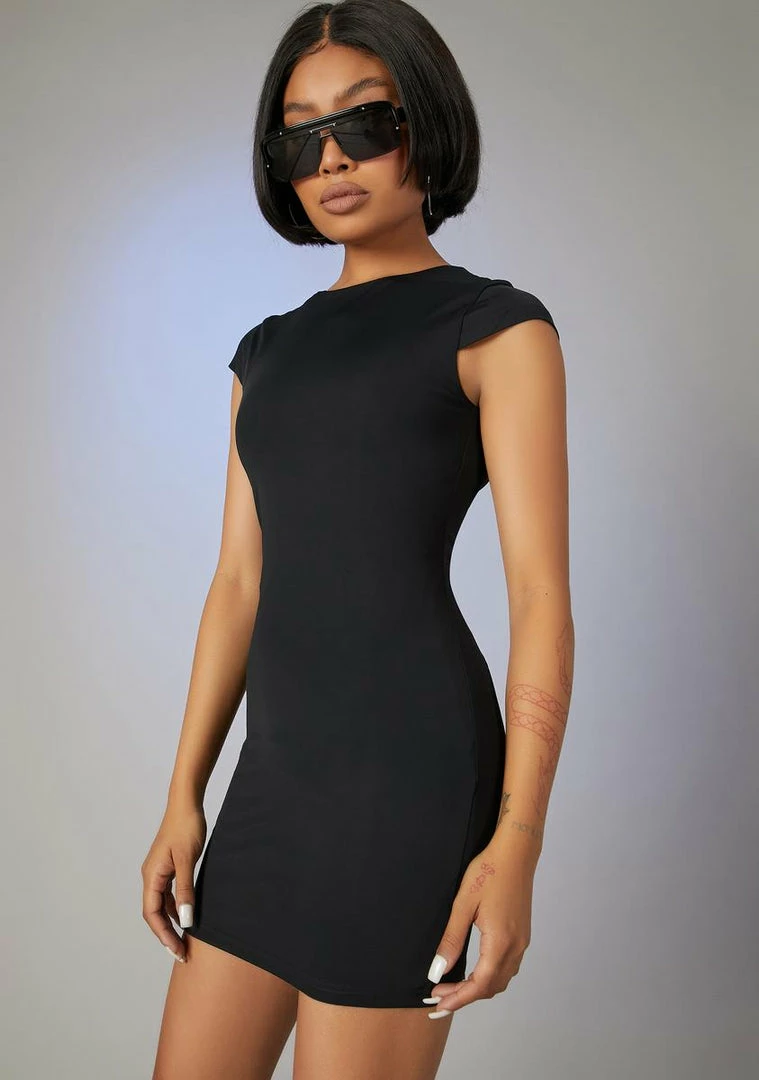 Poster Grl Rocker Gal Cut-Out Mini Dress Dresses 6 Poster Grl Rocker Gal Cut-Out Mini Dress Dresses