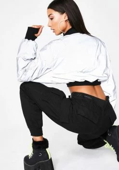 Poster Grl Outerwear Feelin' Icy Reflective Bomber