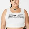 Poster Grl Tops Warning PG- 13 Graphic Tank