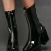 Poster Grl Heeled Boots Toxic Behavior Platform Boots