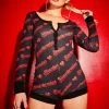 Poster Grl Tip Of My Tongue Lounge Romper