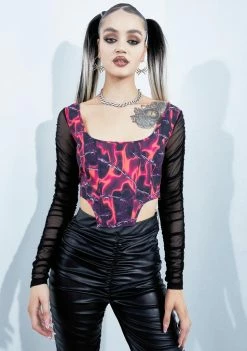 Poster Grl High Risk Hottie Corset Top Tops