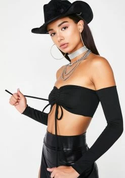 Poster Grl Tops Money Spendin' Off The Shoulder Top