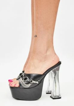 Poster Grl Send Ur Location Chained Mules Heels