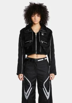Poster Grl Future Couture Reflective Jacket Cropped Jacket