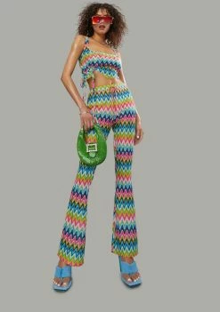 Poster Grl Wavy Thoughts Stitch Knit Flare Pants Bottoms 7 Poster Grl Wavy Thoughts Stitch Knit Flare Pants Bottoms
