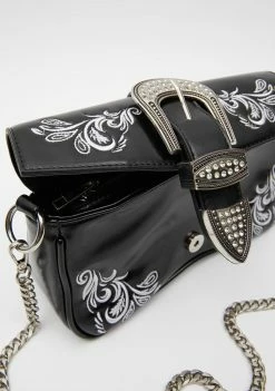 Poster Grl Bandit Business Embroidered Chain Bag Bags & Wallets
