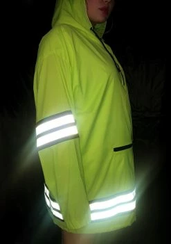 Poster Grl Mz Bodak Proceed With Caution Reflective Parka Outerwear