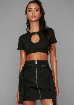 Poster Grl Take The Title Cargo Skirt Bottoms