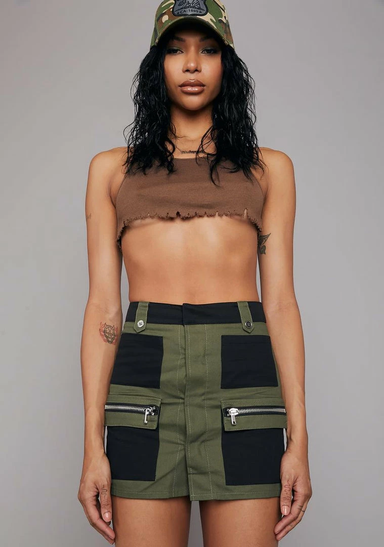 Poster Grl Varsity Player Colorblock Mini Skirt Bottoms 4 Poster Grl Varsity Player Colorblock Mini Skirt Bottoms