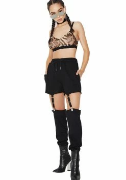 Poster Grl Roulette Suspender Sweatpants