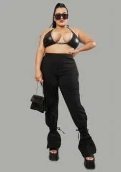 Poster Grl Plus Power Moves Fitted Flare Pants Bottoms