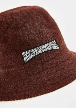 Poster Grl Mocha Uppin' The Score Fuzzy Bucket Hat Hats