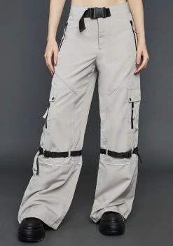 Poster Grl Cargo Pants Ash Prove You Wrong Wide Leg Pants