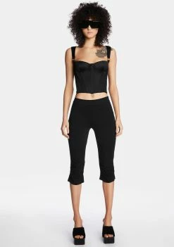 Poster Grl Skinny Pants With Or Without You Capri Pants