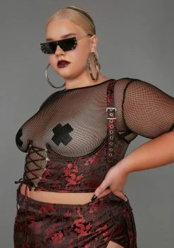 Poster Grl Infinite Clout Games Underbust Corset Tops