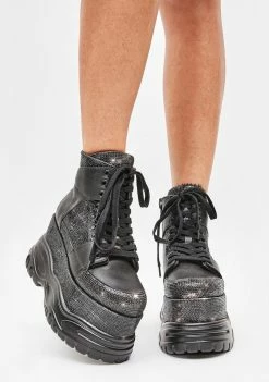 Poster Grl Diva Street Rhinestone Platform Sneakers