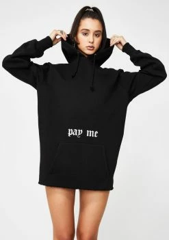Poster Grl Wherez My Money Graphic Hoodie Tops