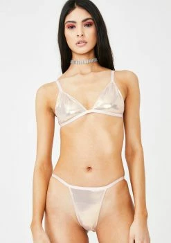 Poster Grl Champagne Diet Lingerie Set