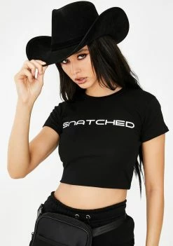 Poster Grl Tops Snatched For Life Baby Tee