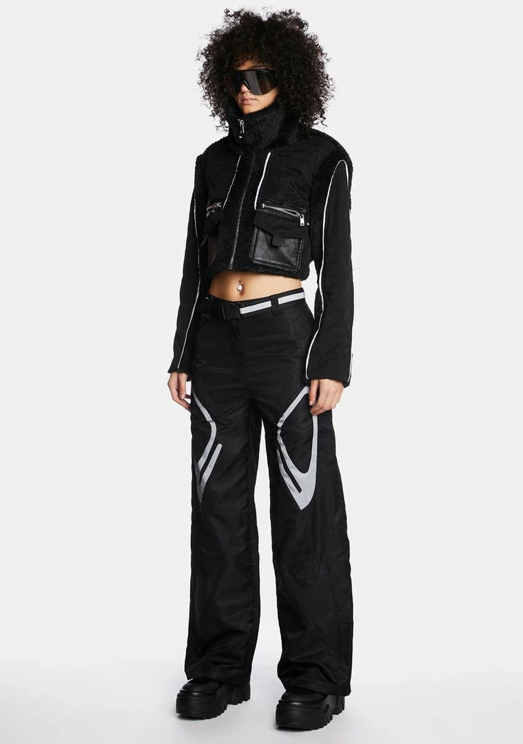 Poster Grl Wide Leg Pants Future Couture Reflective Pants 5 Poster Grl Wide Leg Pants Future Couture Reflective Pants