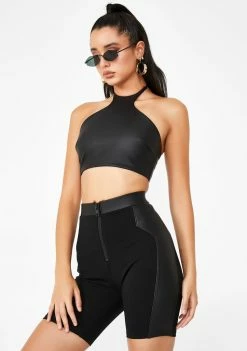 Poster Grl Tops Thicc Skin Halter Top