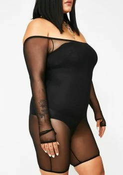 Poster Grl Lavish Cash Enigma Mesh Bodysuit