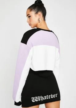 Poster Grl High Profile Colorblock Sweatshirt