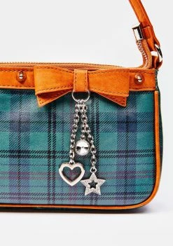 Poster Grl College Ruled Plaid Shoulder Bag Bags & Wallets