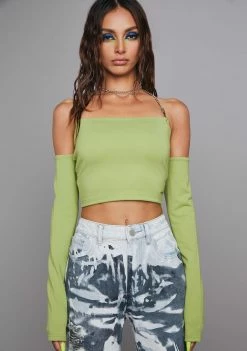 Poster Grl Hold Me Down Crop Top