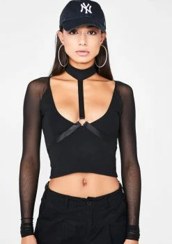 Poster Grl Tops Midnight Body Party Harness Top