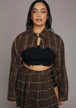 Poster Grl Tops Plus Be My Boy Toy Cropped Shirt