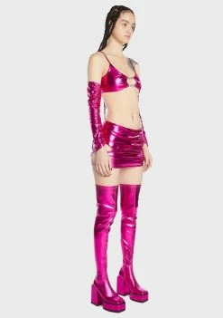 Poster Grl Vinyl Vixen Skirt Set