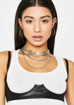 Poster Grl Tops Topnotch Trendsetta Underboob Corset