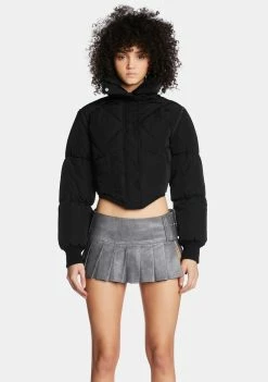 Poster Grl Escape From Reality Crop Puffer Jacket