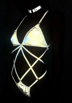 Poster Grl Corrupt Mind Reflective Bodysuit