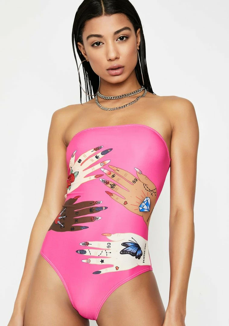 Poster Grl Can't Touch This One-Piece Swimsuit 3 Poster Grl Can't Touch This One-Piece Swimsuit