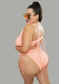 Poster Grl Plus Peachy Vice High Rise Bikini Set Swim 9 Poster Grl Plus Peachy Vice High Rise Bikini Set Swim